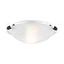 3_Oasis 12-in W Bronze Flush Mount Light more views