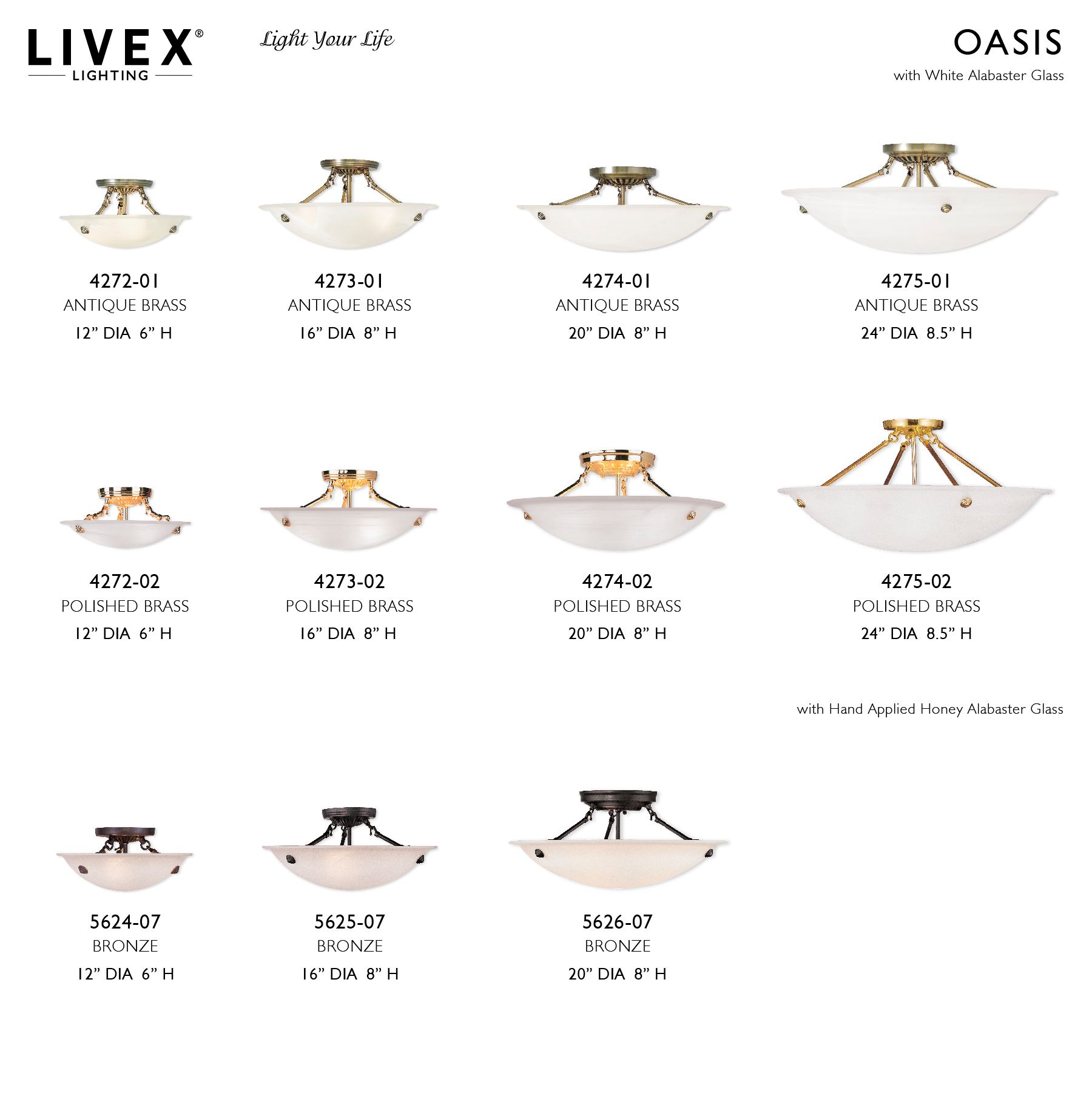 Oasis 16" Wide Antique Brass Bowl Ceiling Light in scene