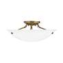 4_Oasis 20" Wide Antique Brass Bowl Ceiling Light more views