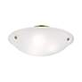 6_Oasis 20" Wide Antique Brass Bowl Ceiling Light more views