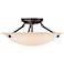 Oasis 20" Wide Bronze Bowl Ceiling Light