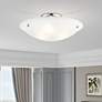 1_Oasis 20" Wide Brushed Nickel Bowl Ceiling Light