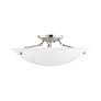3_Oasis 20" Wide Brushed Nickel Bowl Ceiling Light more views