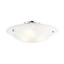 5_Oasis 20" Wide Brushed Nickel Bowl Ceiling Light more views