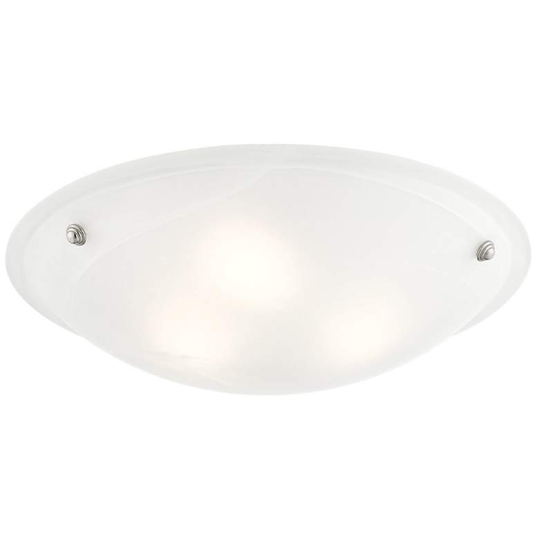 Image 6 Oasis 20" Wide Brushed Nickel Bowl Ceiling Light more views