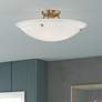 Thumbnail1 of Oasis 24" Wide Antique Brass Bowl Ceiling Light
