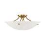 Thumbnail3 of Oasis 24" Wide Antique Brass Bowl Ceiling Light more views
