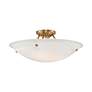 Thumbnail4 of Oasis 24" Wide Antique Brass Bowl Ceiling Light more views