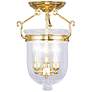 3_Oasis 3 Light Polished Brass Ceiling Mount
