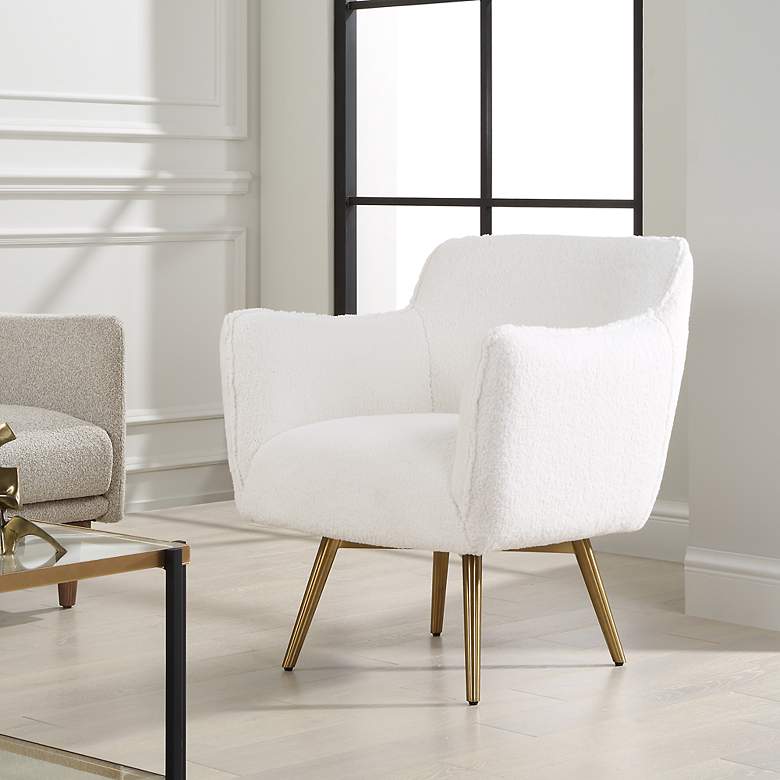 Image 3 Oasis White Swivel Chair more views