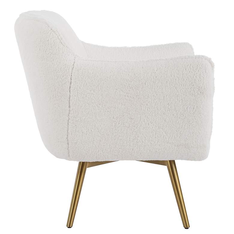 Image 5 Oasis White Swivel Chair more views