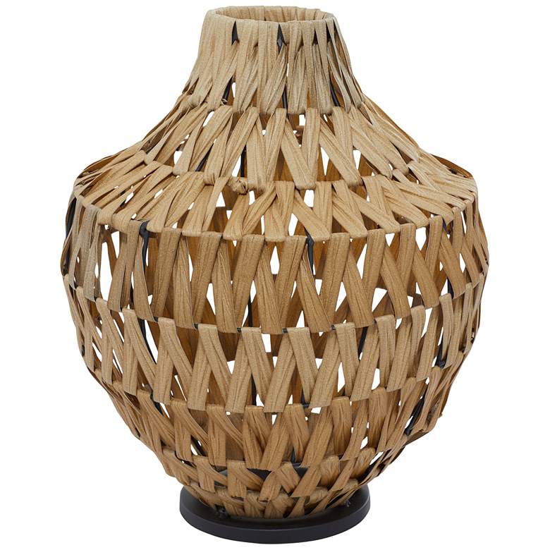 Oasy 16 1/2 inchH Natural Beige Warm Brown Decorative Vase