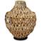 Oasy 16 1/2"H Natural Beige Warm Brown Decorative Vase