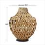 Oasy 16 1/2"H Natural Beige Warm Brown Decorative Vase