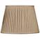 Oat Knife Pleat Oval Shade 14/10x18/14x12 (Spider)