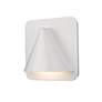 3_Obelisk 6 1/4" High White LED Outdoor Wall Light more views