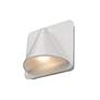 4_Obelisk 6 1/4" High White LED Outdoor Wall Light more views