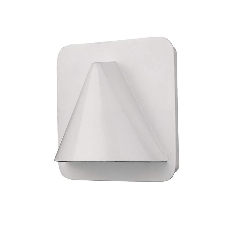 Image 6 Obelisk 6 1/4" High White LED Outdoor Wall Light more views