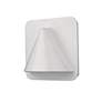 6_Obelisk 6 1/4" High White LED Outdoor Wall Light more views