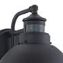 Oberlin 9" Black Dusk to Dawn Motion Sensor Outdoor Lights Set of 2