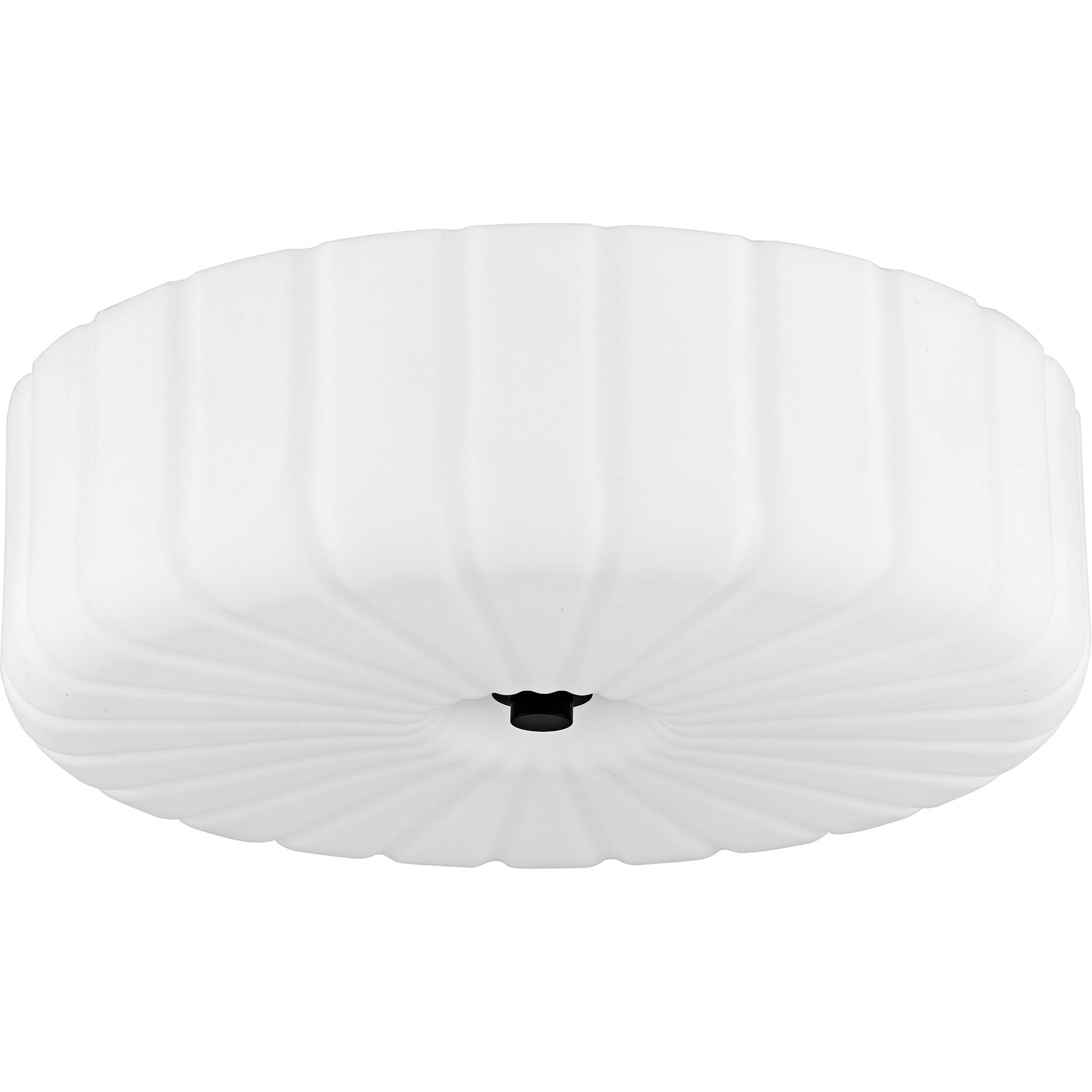 Thumbnail2 of Oberman 3-Light Matte Black Flush Mount more views