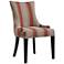 Oberon Bourbon Imperial Sienna Striped Dining Chair