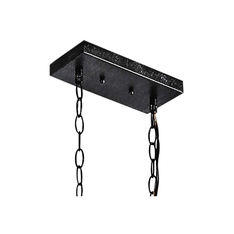 Image 3 Obilla 27 1/2" Wide Black 4-Light Island Chandelier more views