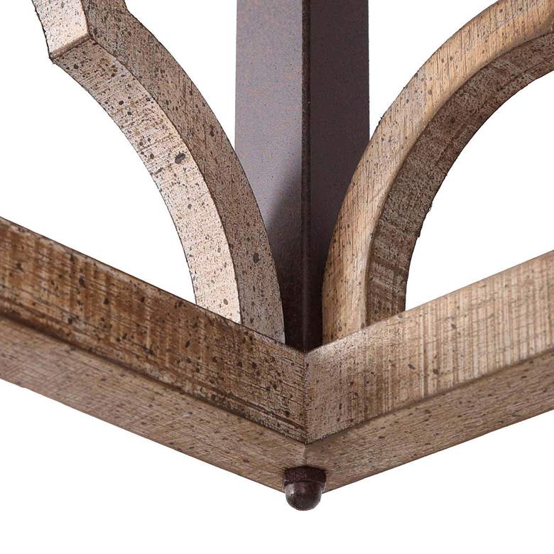 Image 3 Obilla 27 1/2" Wide Weathered Wood 8-Light Island Chandelier more views