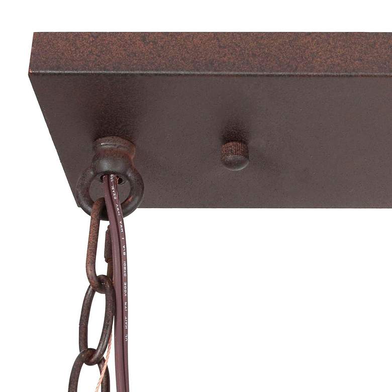 Image 5 Obilla 27 1/2" Wide Weathered Wood 8-Light Island Chandelier more views