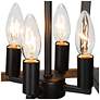 3_Obilla 29.9" Wide Faux Wood 8-Light Linear Chandelier more views