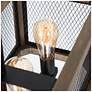 5_Obilla 31.5" Wide Distressed Wood 5-Light Linear Chandelier more views