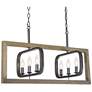 1_Obilla 31" Wide 6-Light Rectangle Island Chandelier