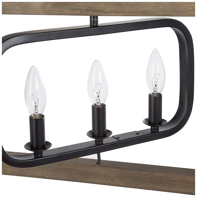 Image 2 Obilla 31" Wide 6-Light Rectangle Island Chandelier more views