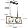 6_Obilla 31" Wide 6-Light Rectangle Island Chandelier more views