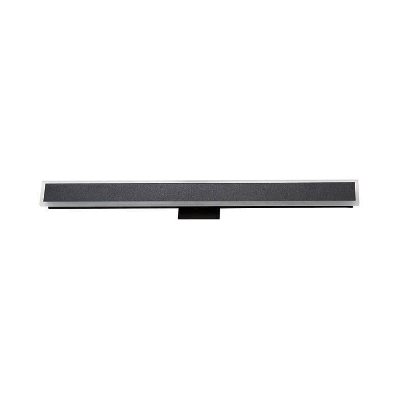Image 4 Obsidian 35 1/2" High Sand Black LED Outdoor Wall Light more views