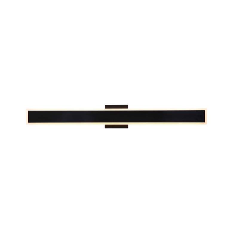 Image 5 Obsidian 35 1/2" High Sand Black LED Outdoor Wall Light more views