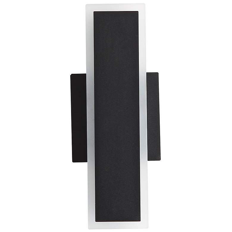 Image 1 Obsidian LED 12" Wall Sconce - Outdoor in Sand Black