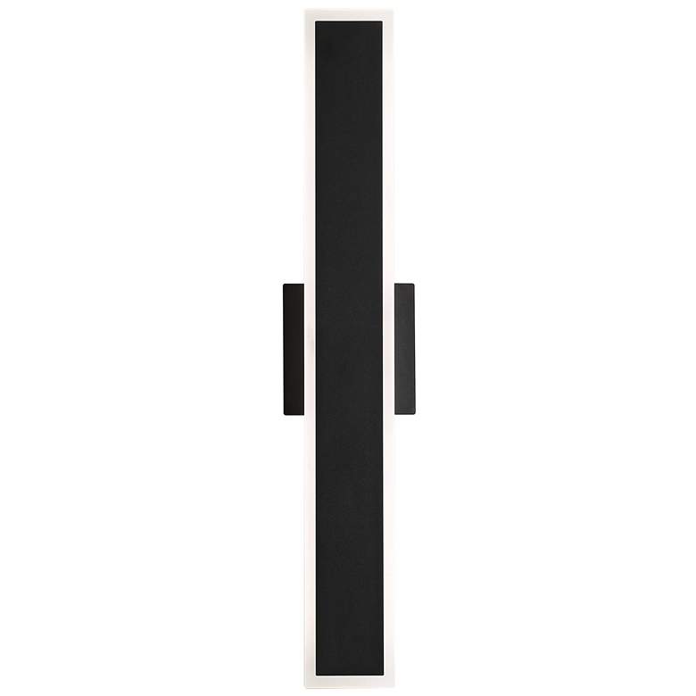 Image 1 Obsidian LED 24" Wall Sconce - Outdoor in Sand Black