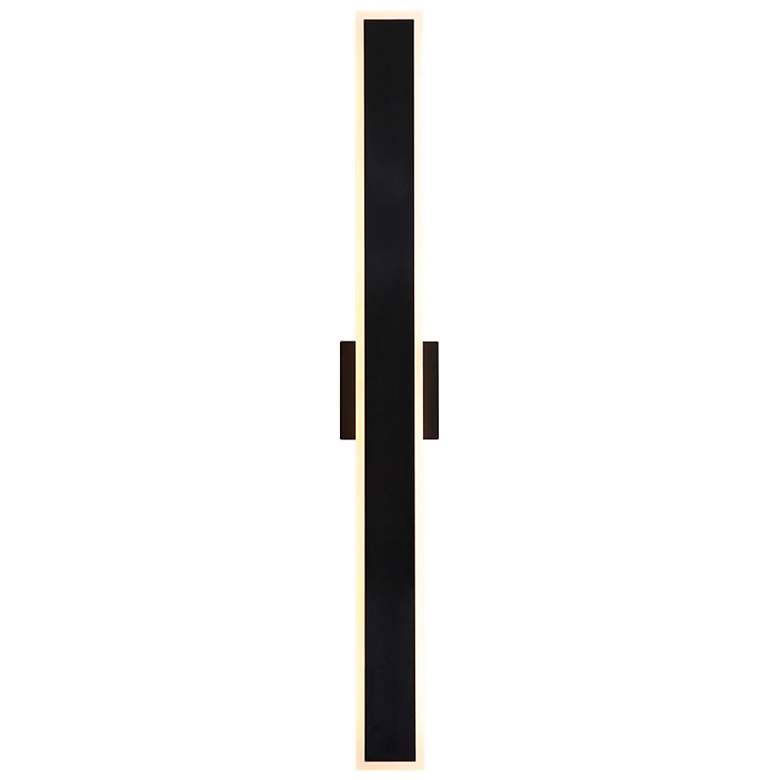 Image 1 Obsidian LED 36" Wall Sconce - Outdoor in Sand Black