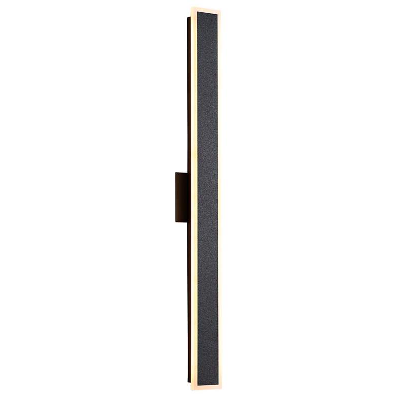 Image 3 Obsidian LED 36" Wall Sconce - Outdoor in Sand Black more views