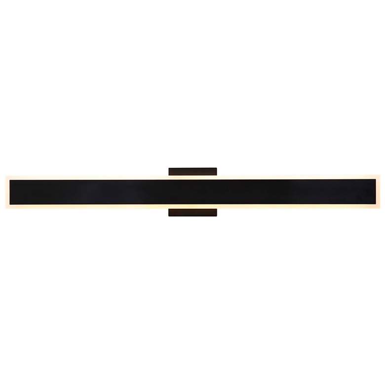 Image 5 Obsidian LED 36" Wall Sconce - Outdoor in Sand Black more views
