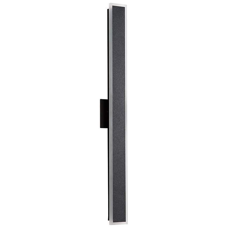 Image 6 Obsidian LED 36" Wall Sconce - Outdoor in Sand Black more views