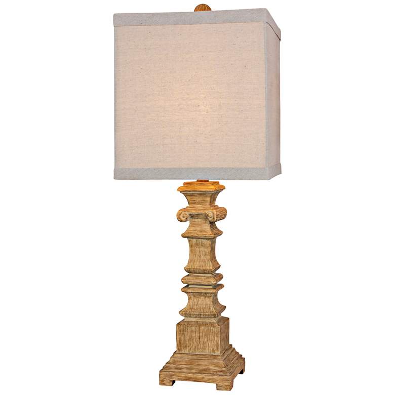 Image 1 Ocala Brown Wood Table Lamp