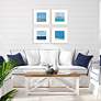 Ocean Adventures I 18" Square 4-Piece Giclee Wall Art Set
