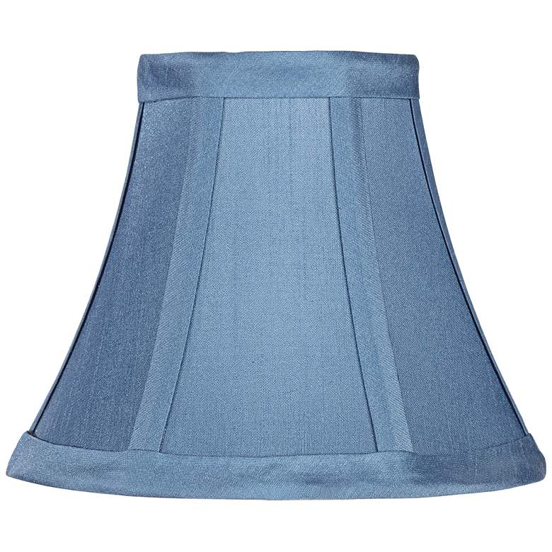 Image 1 Ocean Blue Bell Lamp Shade 3x6x5 (Clip-On)