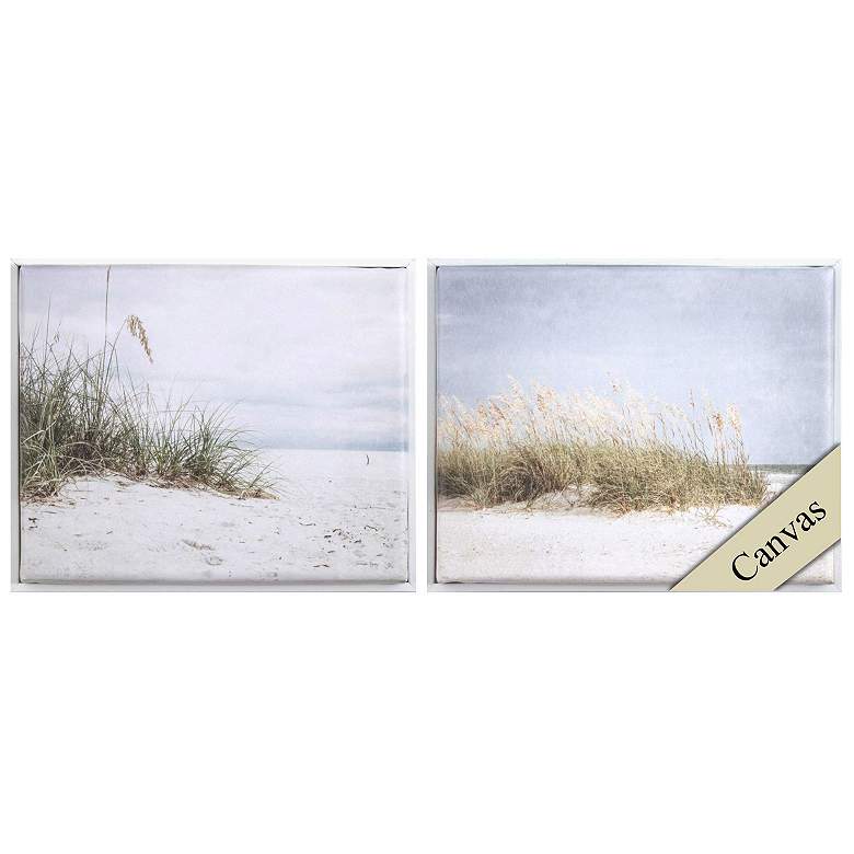 Image 1 Ocean Breeze B 11"W x 9"H Canvas Set of 2