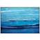 Ocean I 29 3/4" Wide Framed Giclee Canvas Wall Art