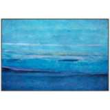 Ocean II 29 3/4&quot; Wide Framed Giclee Canvas Wall Art