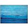 Ocean II 29 3/4" Wide Framed Giclee Canvas Wall Art