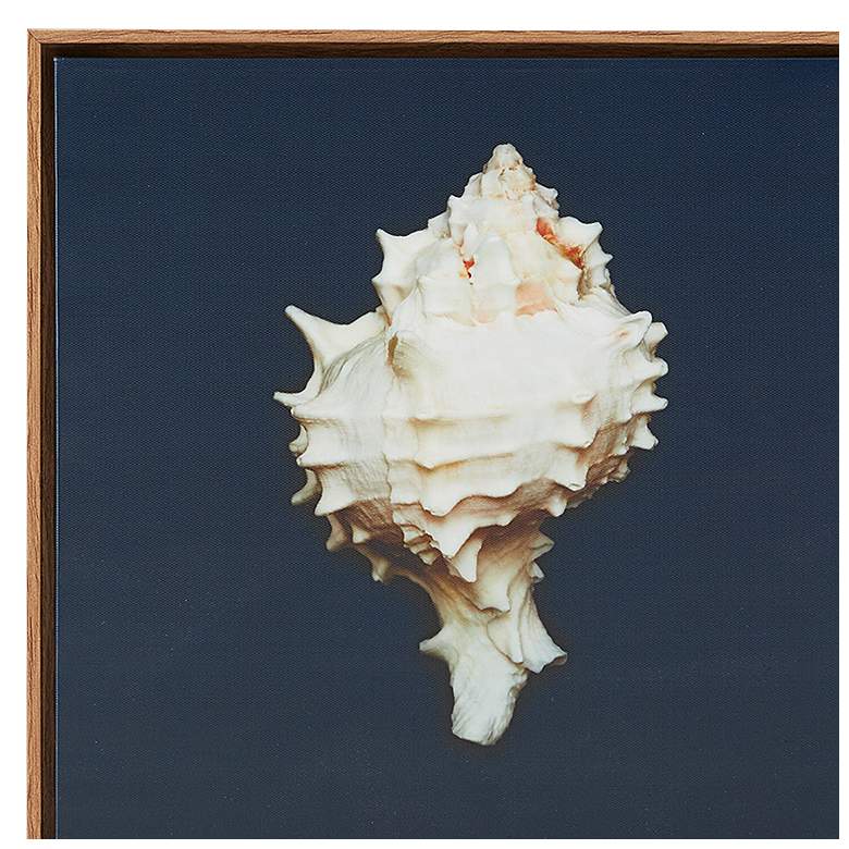 Image 3 Ocean Seashells 12 inch Square 4-Piece Canvas Wall Art Set more views